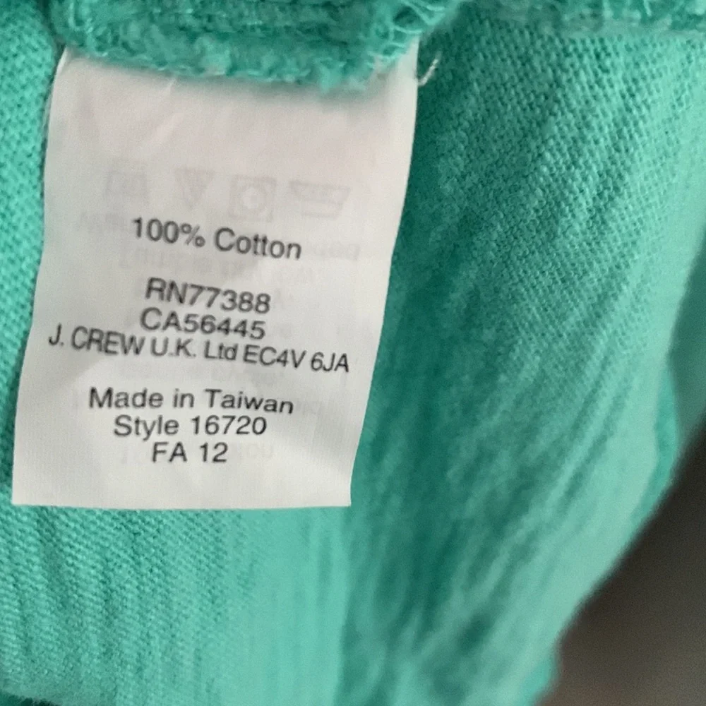 J.Crew tortoise shell button shoulder top - Picture 9 of 9